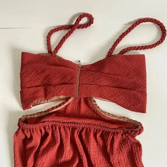 Johanna Ortiz Patchwork Dream Cutout Silk Maxi Dress 6 - Picture 7 of 14